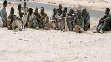 مهاجرون غير شرعيون على الحدود بين النيجر والجزائر