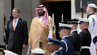 Saudi, US defense ministers meet at Pentagon