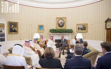 Saudi Arabia's Deputy Crown Prince Mohammed bin Salman meets with President Barack Obama in the White House (Photo: SPA)