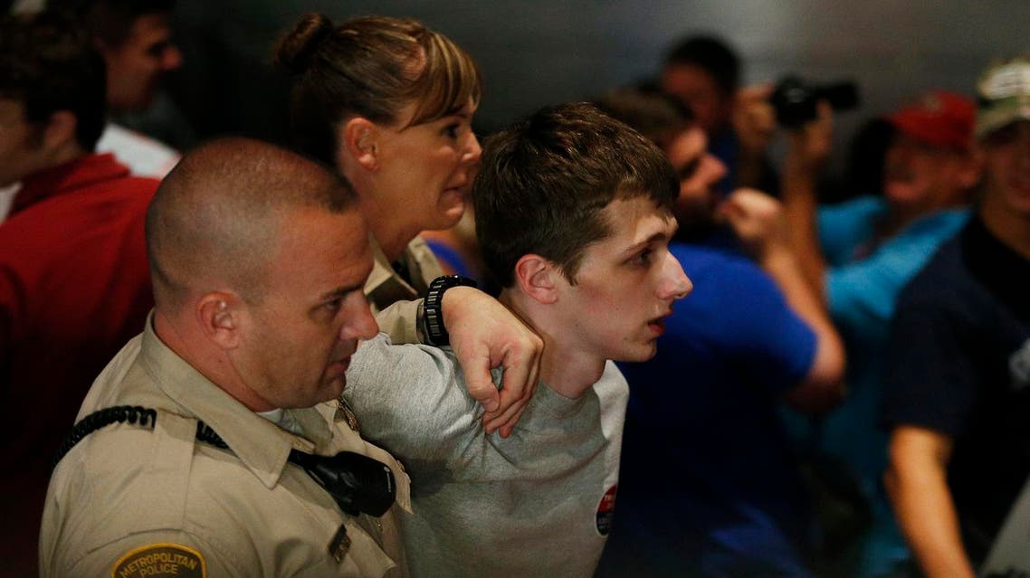 Sandford, a British man accused of trying to take a police officer's gun and kill Donald Trump during a weekend rally in Las Vegas, will not be released on bail. (AP)