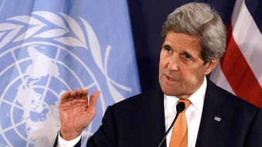 Kerry talks with us diplomats who urged Syria strikes (AP)