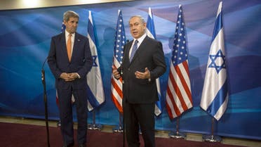 Israeli Prime Minister Benjamin Netanyahu (R) and U.S. Secretary of State John Kerry brief the media before their meeting at Prime Minister's Office in Jerusalem November 24, 2015. (Reuters)