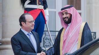 Saudi Deputy Crown Prince discusses boosting ties with French president 
