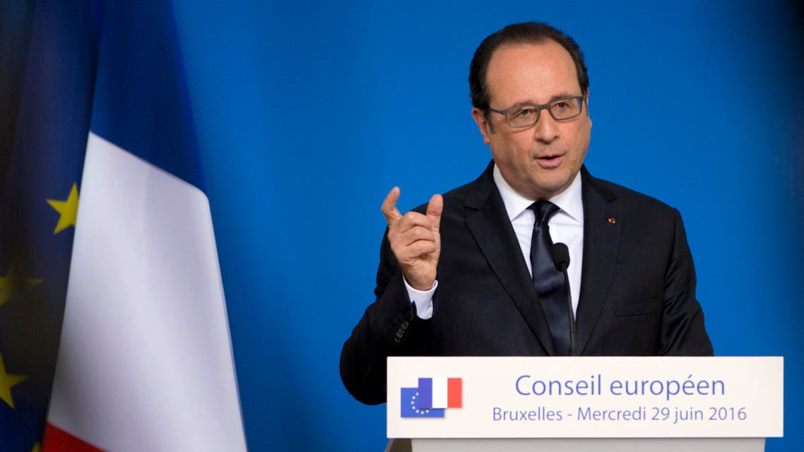 Hollande in Brussels (AP)