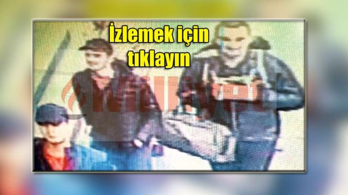 الانتحاريون الثلاثة، في لقطة واحدة بمطار اسطنبول