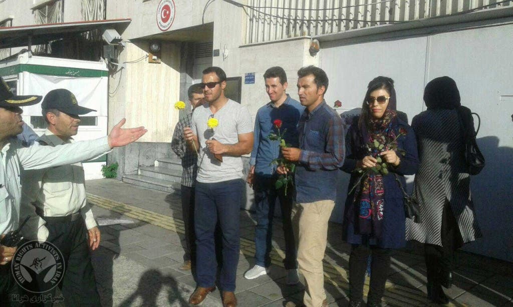 تجمع همدردی در برابر کنشولگری ترکیه در ارومیه