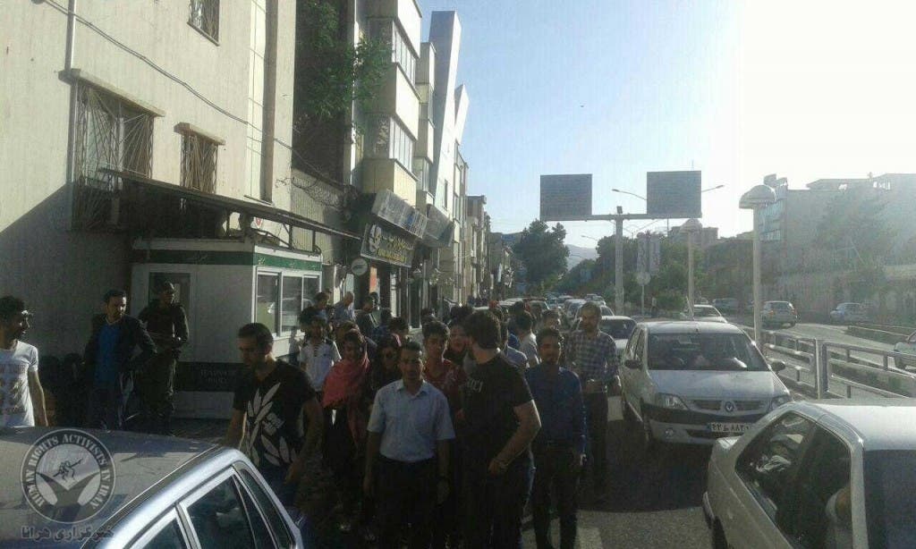 تجمع همدردی در برابر کنشولگری ترکیه در ارومیه