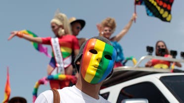People participate in the annual gay pride parade in San Juan, Puerto Rico, June 26, 2016. (reuters)