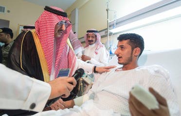 محمد بن نايف يزور مصابي جدة