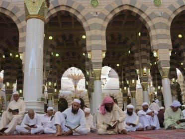 Worshippers read Islam’s holy book Quran at the Prophet Mohammad’s Mosque in Medinah (File Photo: AP)