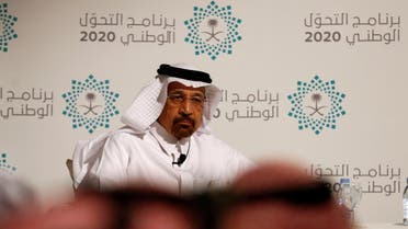 Saudi Energy Minister Khalid al-Falih attends a news conference announcing the kingdom's National Transformation Plan, in Jeddah, Saudi Arabia June 7, 2016. REUTERs