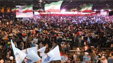 مؤتمر المعارضة الإيرانية في باريس العام الماضي