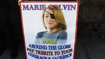 Relatives of Sunday Times journalist Marie Colvin sue Syria for her death 