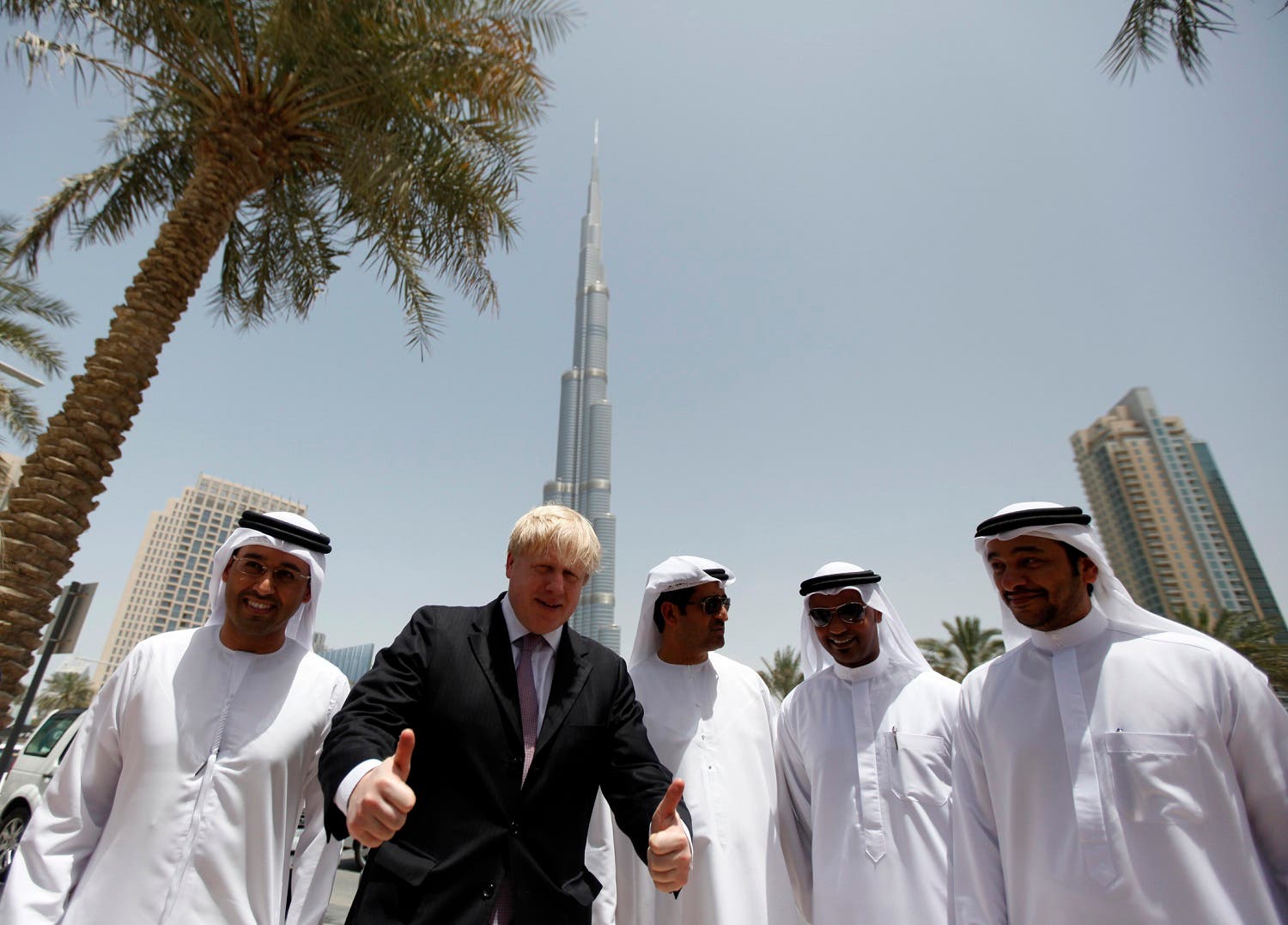 Image result for pics of boris johnson with saudis