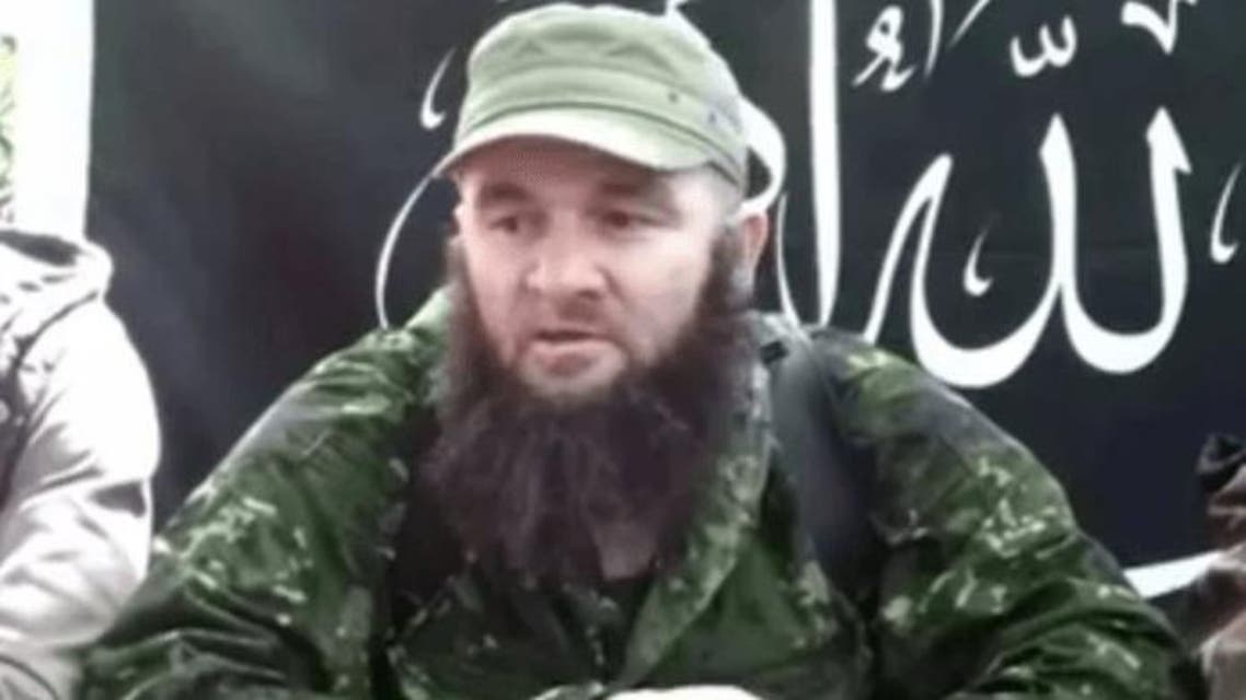 This image taken from a militant news sources shows Aslan Byutukayev, one of the two militants listed by the US as 'global terrorists.' (Photo courtesy Twitter)