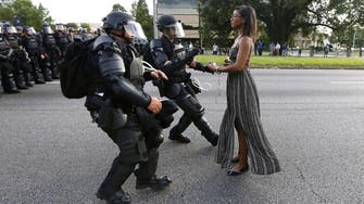 Black nurse under spotlight in US protest photo gives first interview