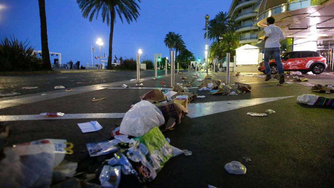 A gunman smashed a truck into a crowd of revelers celebrating Bastille Day, killing at least 84 people in the French Riviera city of Nice late on Thursday. (AP)