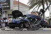 Israeli rescue teams gather at the scene of an attack in which one person was killed and five others hurt on May 15, 2011 in Tel Aviv when a truck driven by an Arab Israeli ploughed into a bus and several cars. (File photo: AFP)