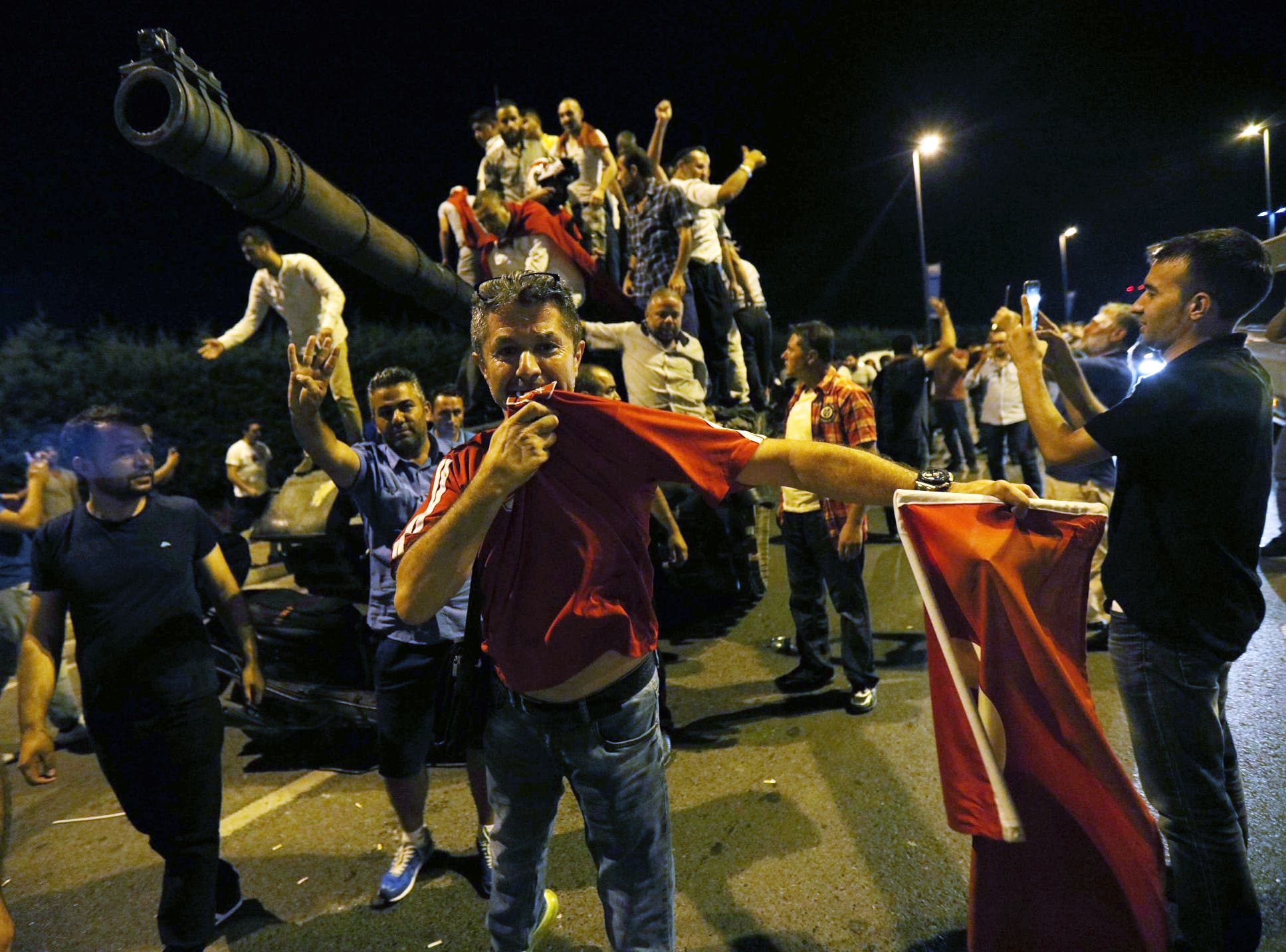 من محاولة الانقلاب في تركيا في يوليو 2016