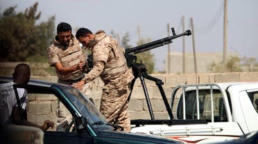 Libyan army soldiers AP