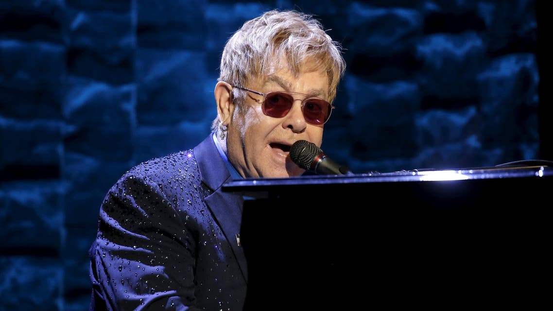 Singer Elton John performs at the Hillary Victory Fund at Radio City Music Hall in the Manhattan borough of New York City, March 2, 2016. (Reuters)