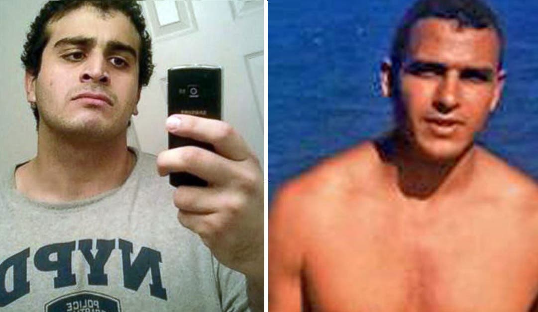 Nice attacker Tunisian-born truck driver Mohamed Lahouaiej Bouhlel (R) and Orlando attacker Omar Mateen. (Supplied)