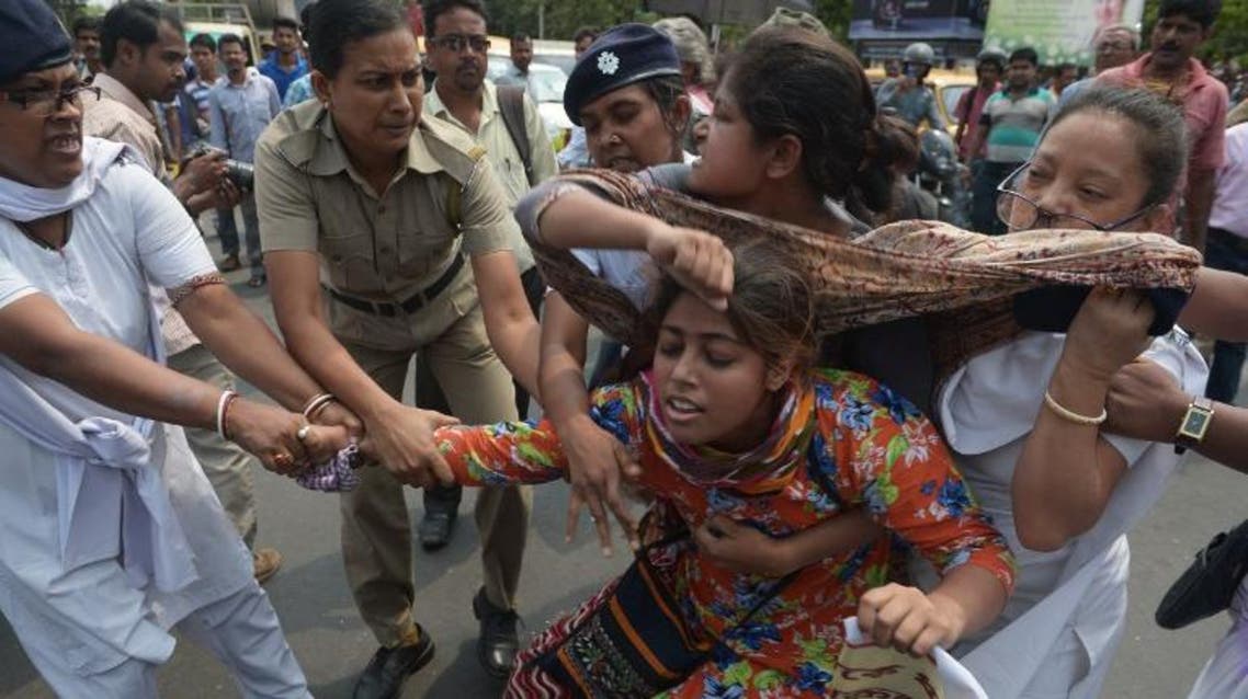India rape protest AFP