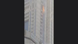 Fire breaks out in a Dubai Marina's tower