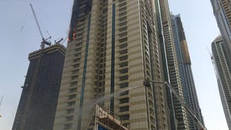 Blaze rips through Dubai's Sulafa tower