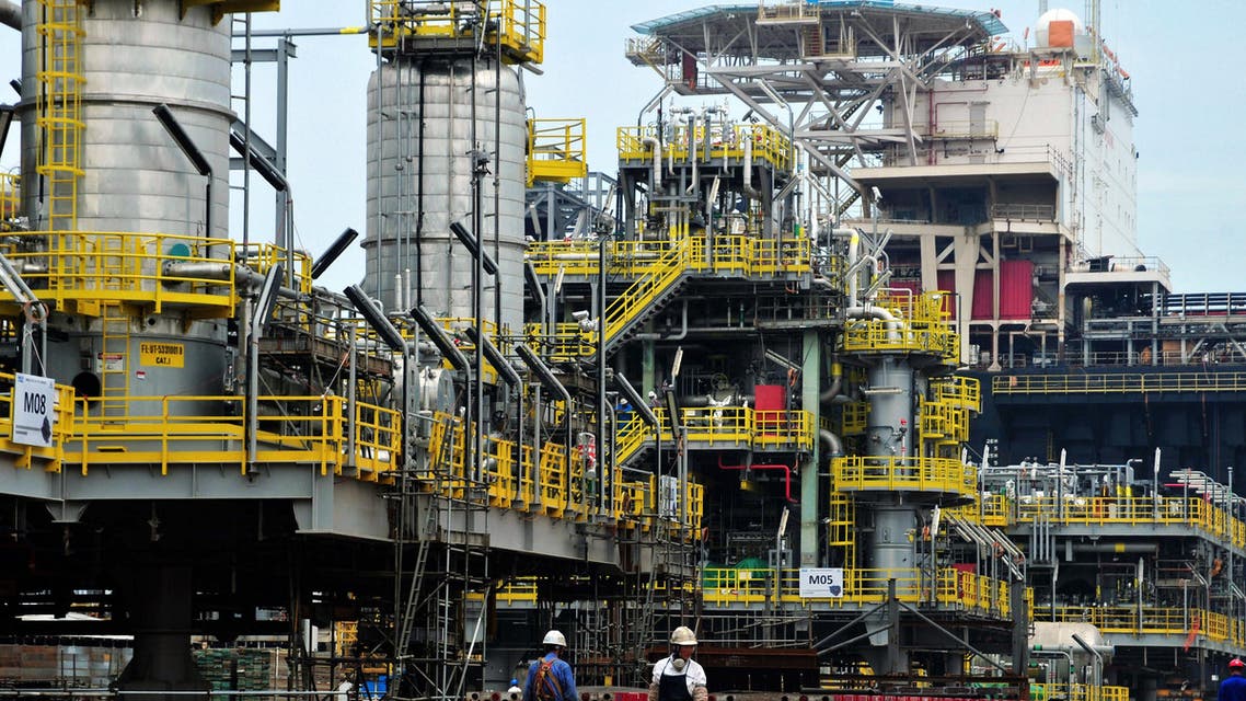 A file photo of an oil engineering platform. (AFP)