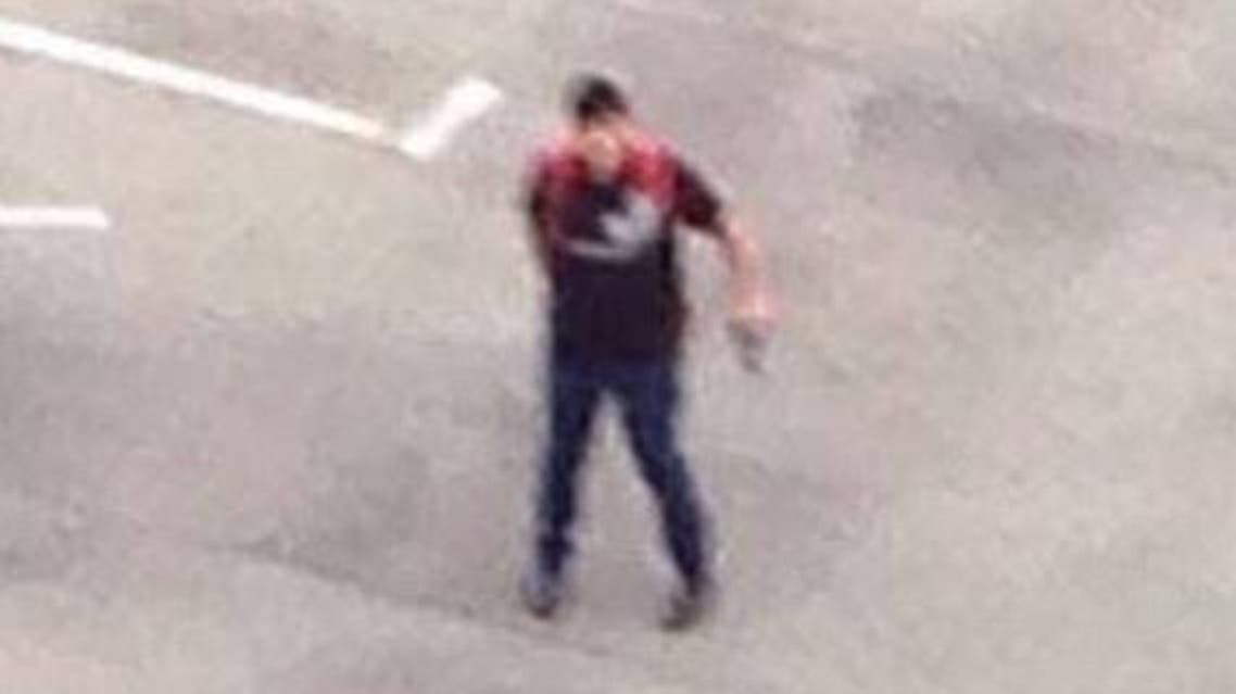 A screengrab of an unidentified man that matched the image of the shooter at Mcdonalds who fired at civilians. (Photo courtesy: Twitter)