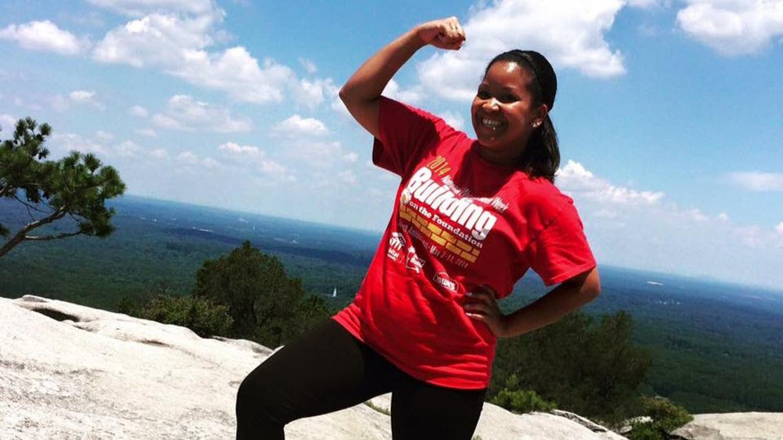 Taylor Terrell was wading in a creek at the top of Rainbow Falls when she lost her footing on rocks covered in algae. (via Facebook)