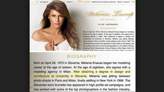 Melania Trump’s site mysteriously deleted after degree controversy