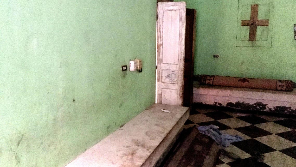 A damaged home belonging to one of seven Christian families, whose houses were looted and set on fire by Muslim men, is seen at Al-Karm village in the southern province of Minya, Egypt May 27, 2016. (Reuters)