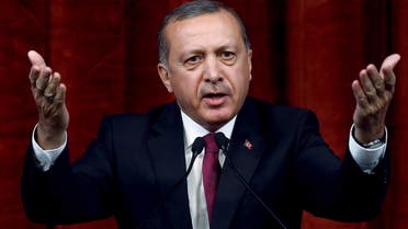 Turkey President Recep Tayyip Erdogan delivers a speech (Photo: AP)