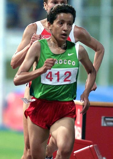 Asmae Leghzaoui is a middle-distance Olympian Moroccan runner who won gold at the 2001 Mediterranean Games during the 10,000m run.(middle-east-online)
