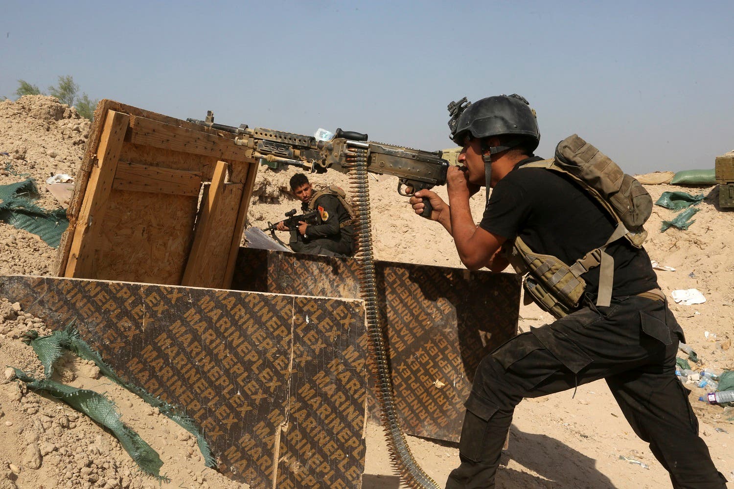 Iraqi soldier in Fallujah 