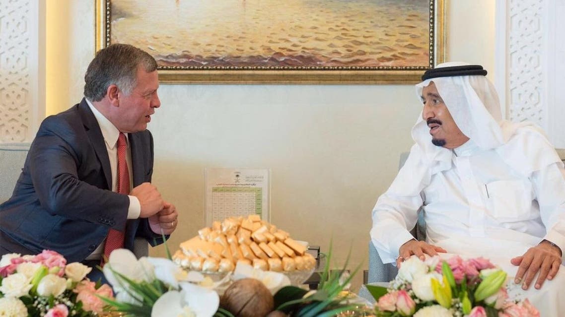 الملك سلمان والعاهل الأردني