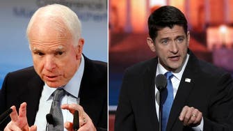 Republican rift widens as Trump declines to endorse Ryan, McCain