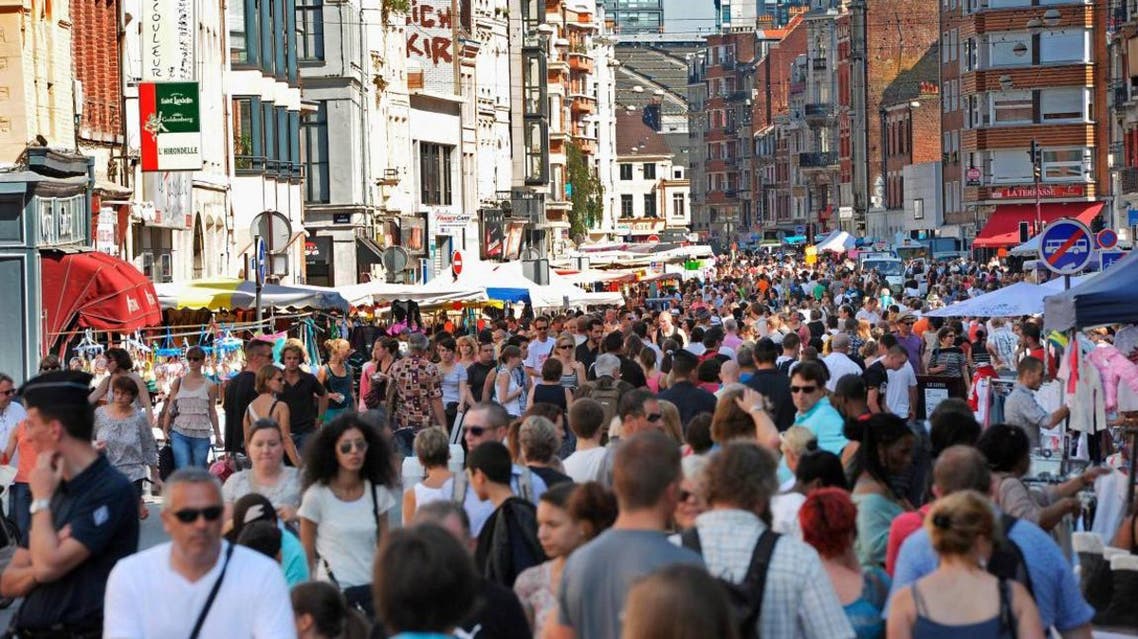 The annual flea market in Lille, northern France attracted 2.5 million visitors over two days in 2015 (AFP)
