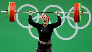 sarah ahmad egypt weightlifter reuters