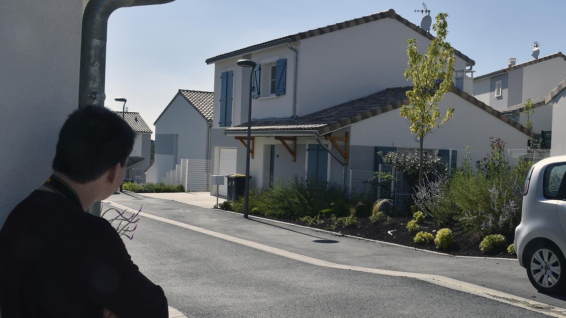 A picture taken on August 10, 2016 in Pechbonnieu, near Toulouse, southwestern France, shows a house where a 21-year-old man was arrested in connection with the killing of a priest in a Normandy church on July 26. (AFP)