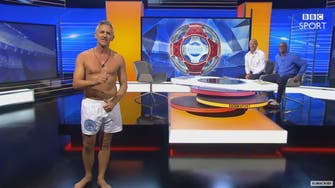 Gary Lineker keeps promise by baring almost all on TV