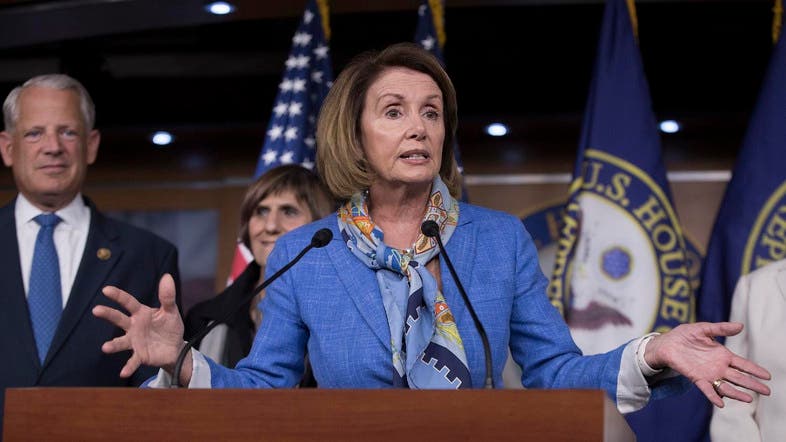 At age 77, with heels on, Nancy Pelosi delivers 8-hour talkathon - Al ...