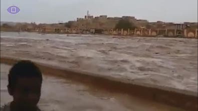 #أنا_أرى فيضانات تغرق المحال التجارية في تمنراست جنوب الجزائر