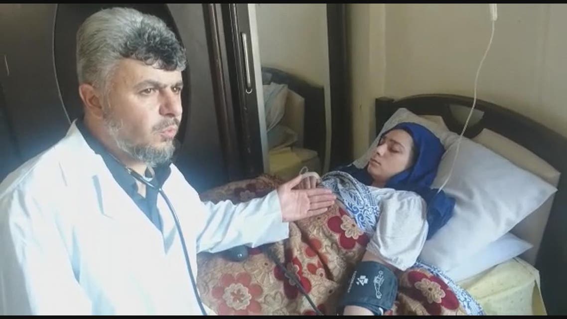 THUMBNAIL_ بعد غنى صراخ الطفل يمان ونسرين يعلو من مضايا