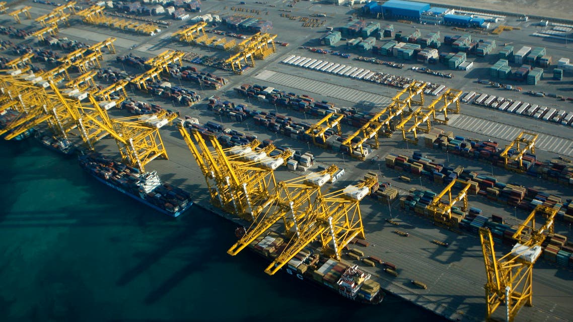 Jebel Ali port in Dubai. (AP)