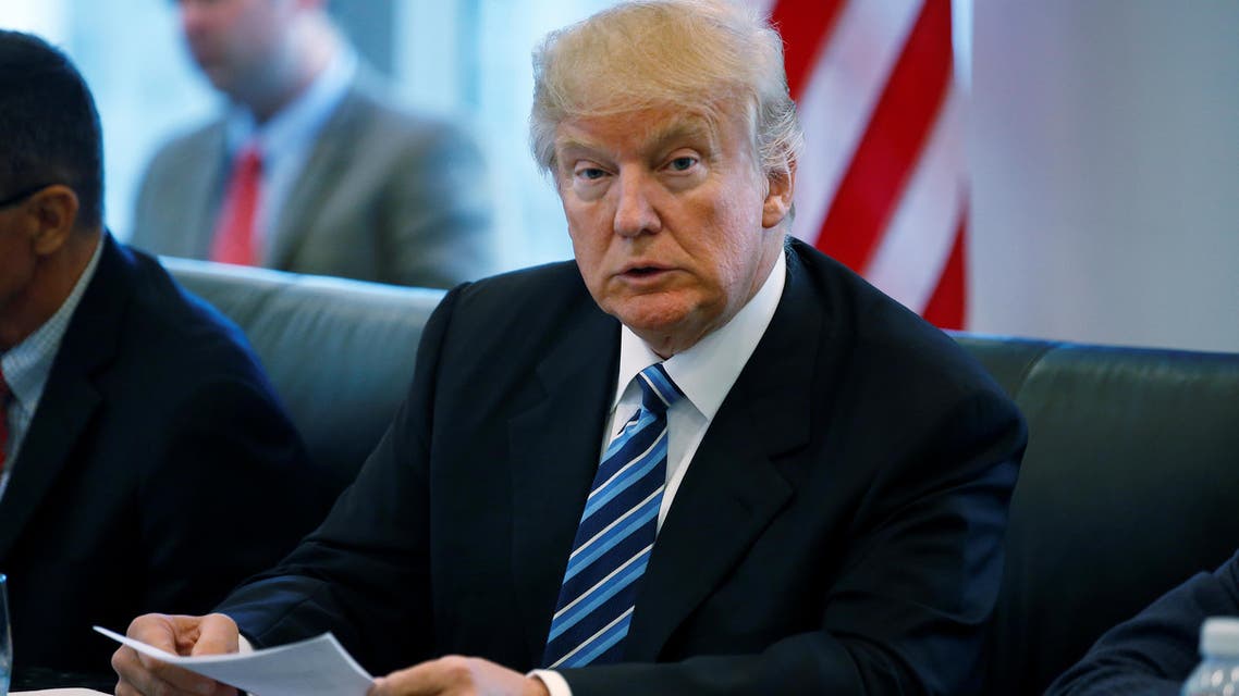 onald Trump listens during a round table discussion on security at Trump Tower in the Manhattan borough of New York. (Reuters)