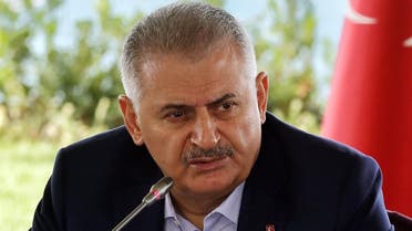 Turkish Prime Minister Binali Yildirim speaks during a meeting with foreign media representatives in Istanbul, Saturday, Aug. 20, 2016. (AP)
