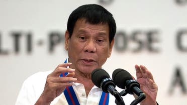 In this Wednesday, Aug. 17, 2016 file photo, Philippine President Rodrigo Duterte gestures as he talks during the 115th Police Service Anniversary at the Philippine National Police headquarters in Manila. (Photo: AP)